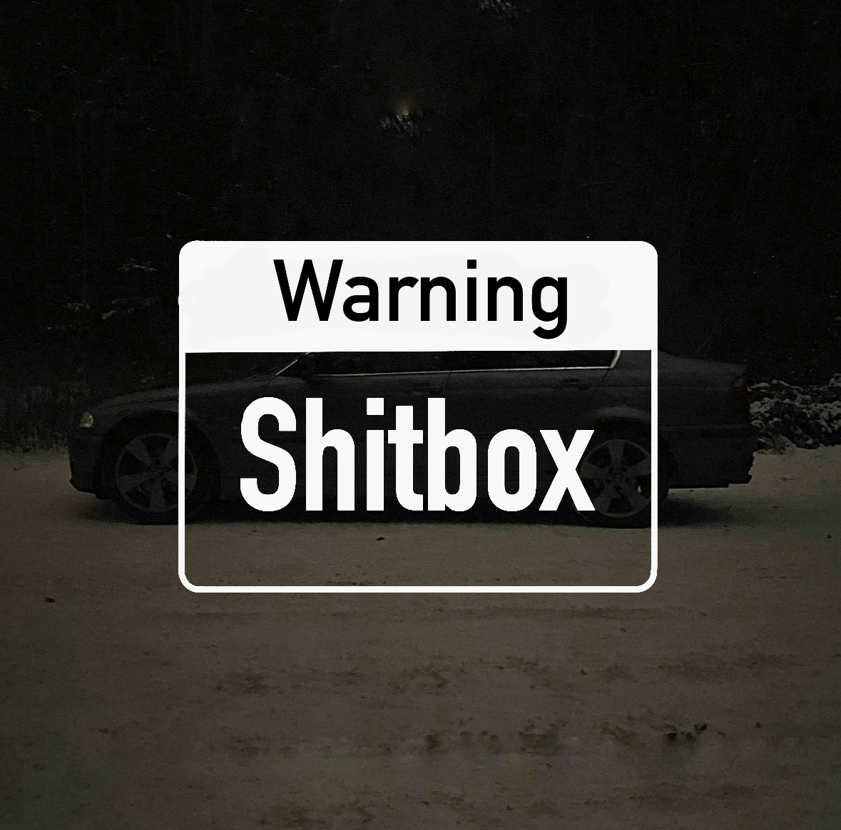 "Shitbox" - Sticker