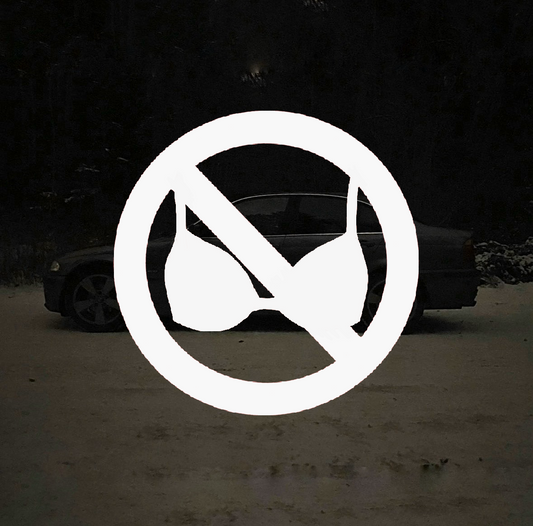 No Bra - Decal