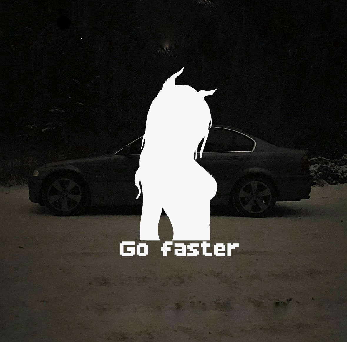 "Go Faster" - Sticker